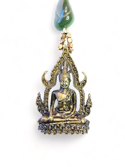 Buddha Statuette on Ocean Jasper