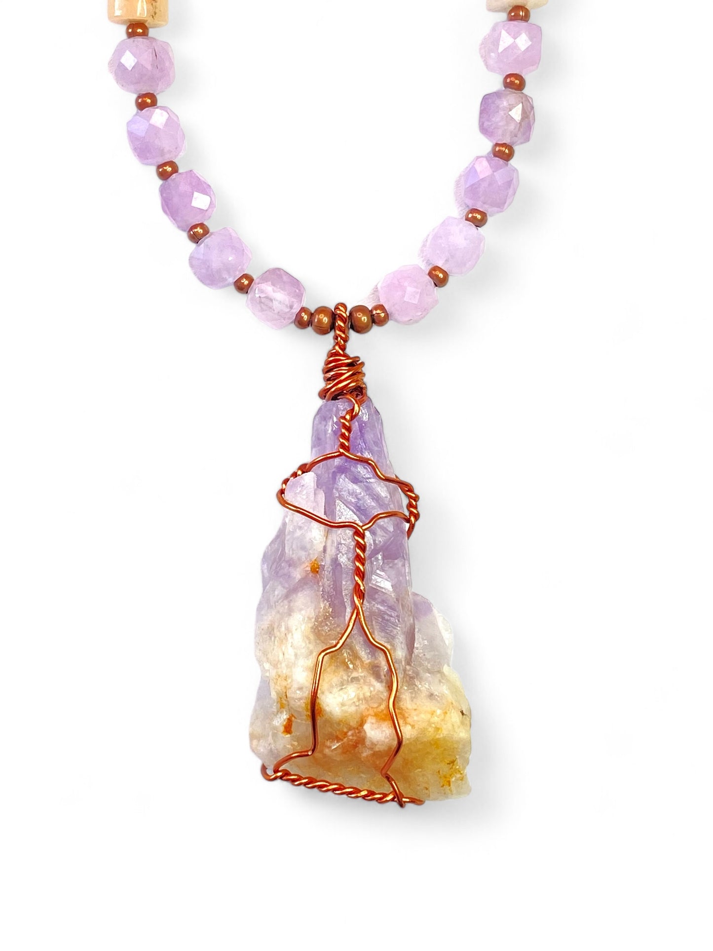 Amethyst on Aventurine