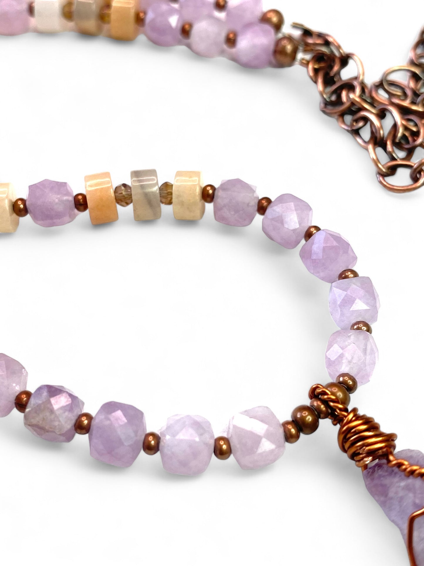 Amethyst on Aventurine