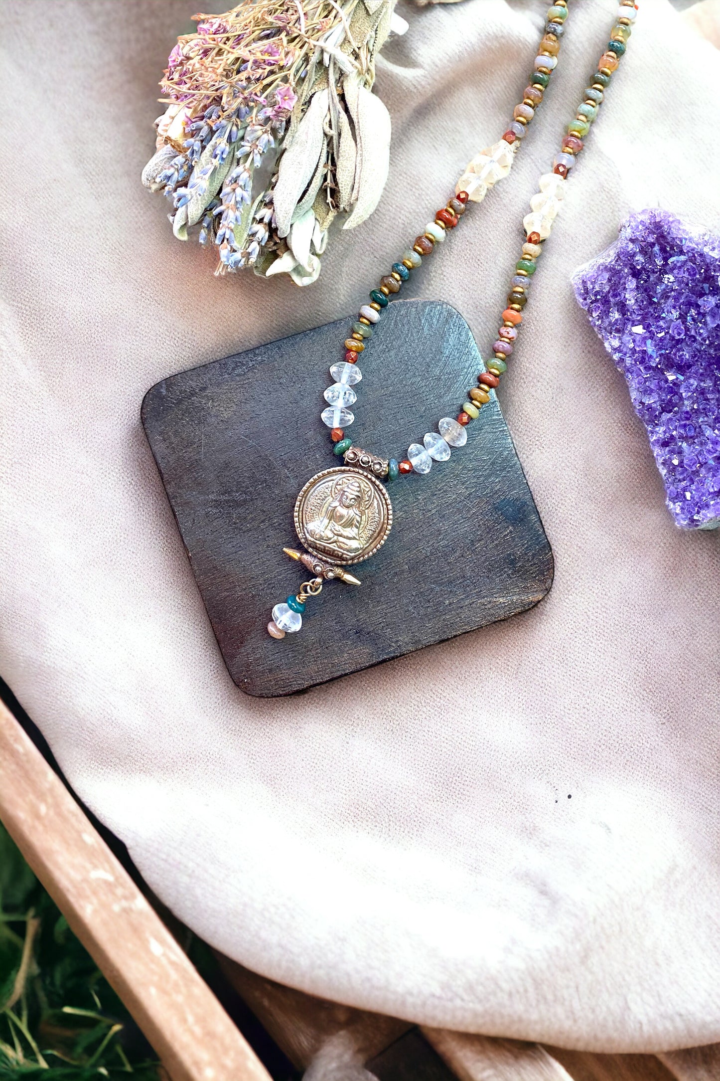 Fancy Little Locket on Jasper