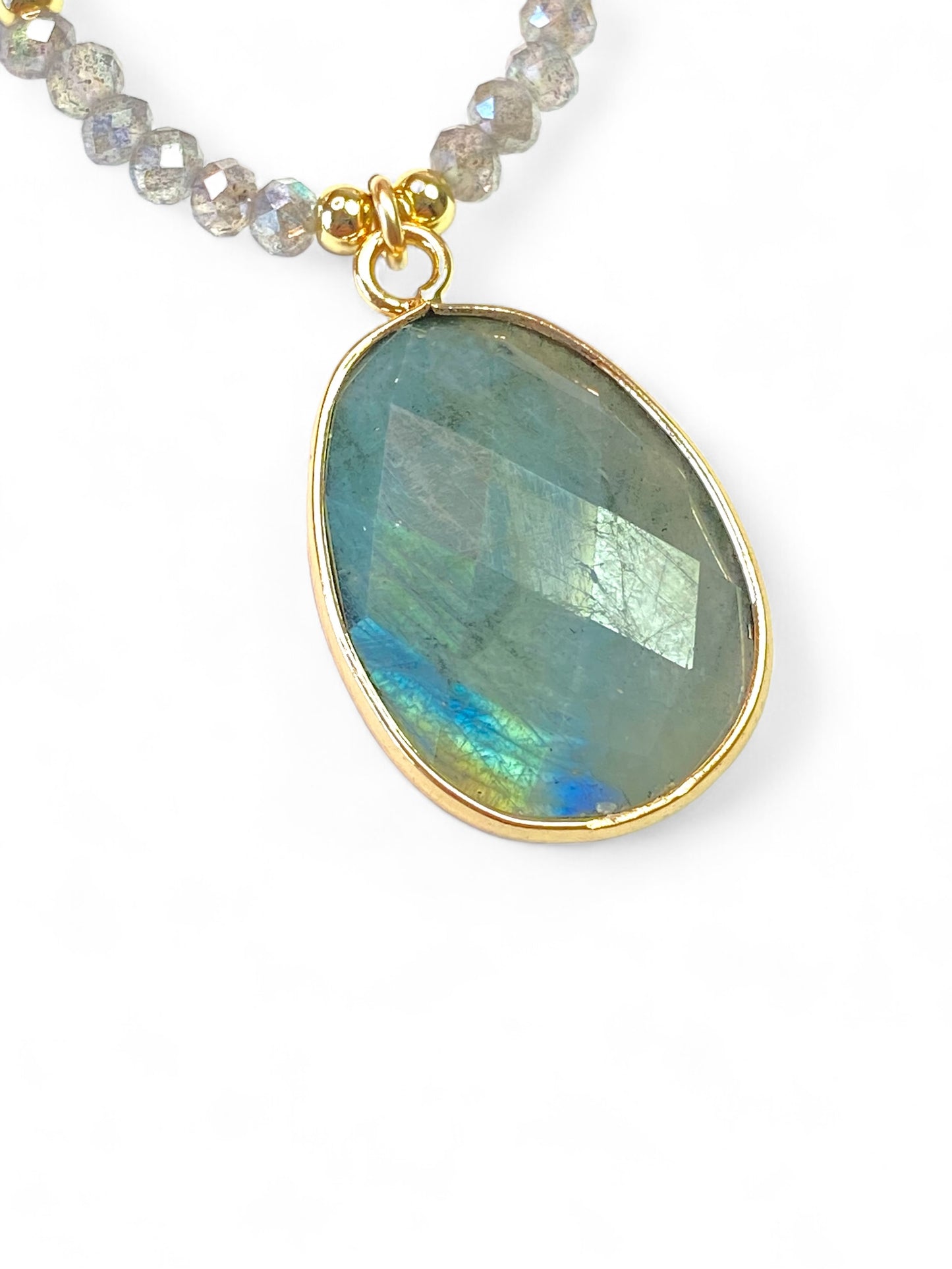 Labradorite on Pond Slime