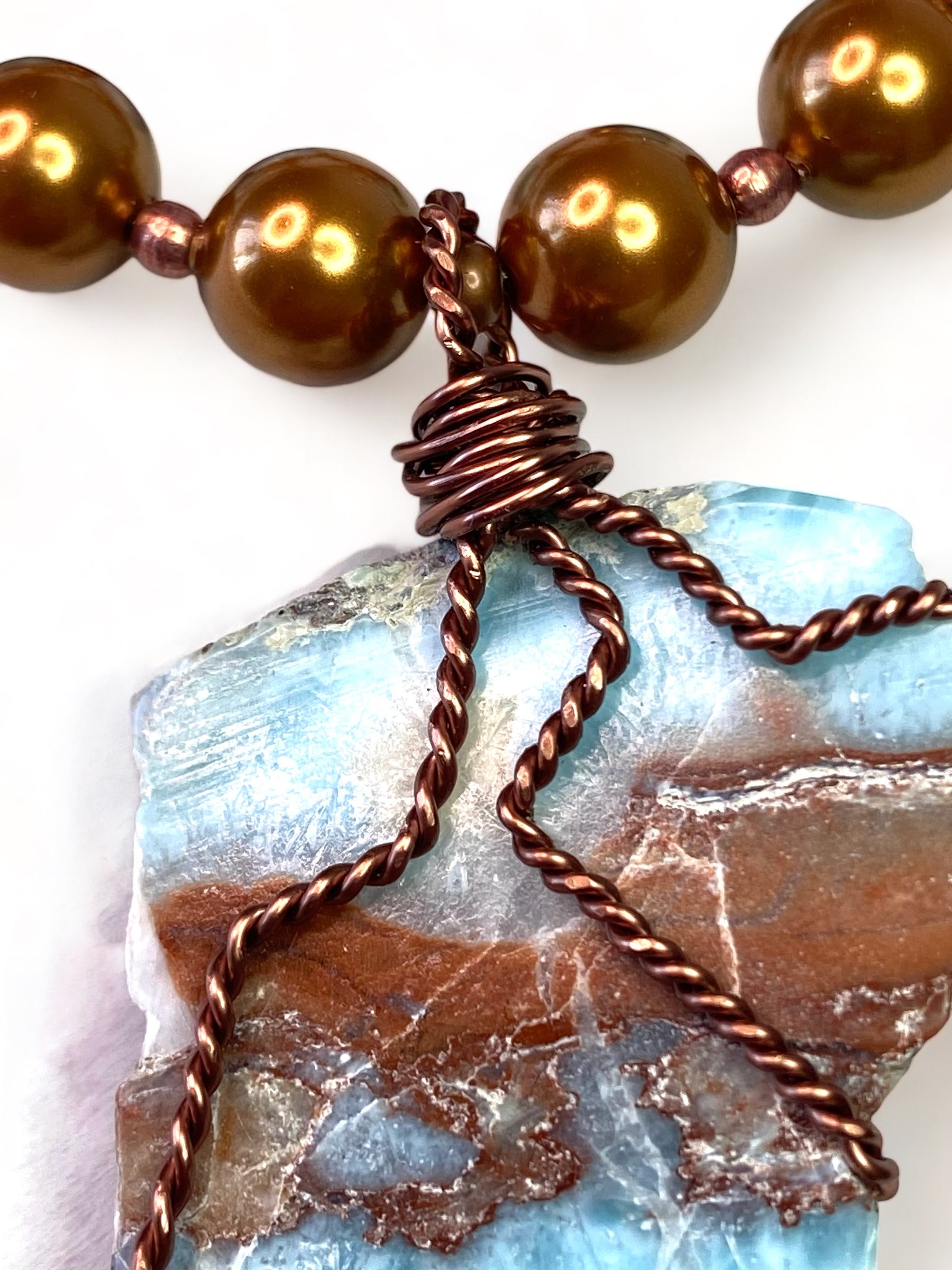 Larimar on Larimar – Zoe Wright Jewelry, LLC.