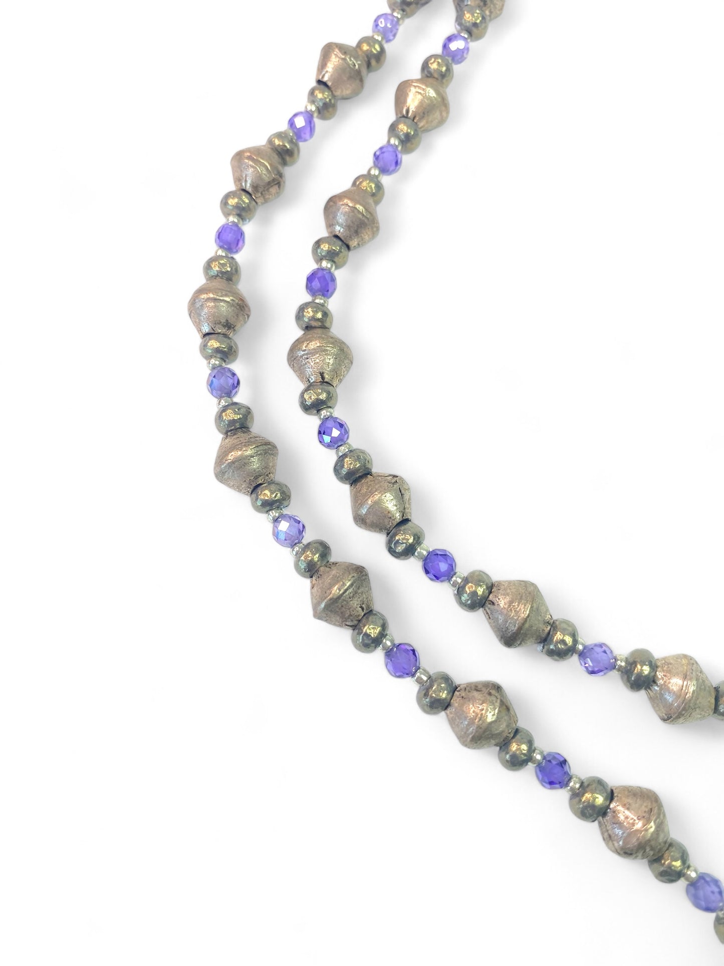 NEW!! Purple Zircon & Metals Strand