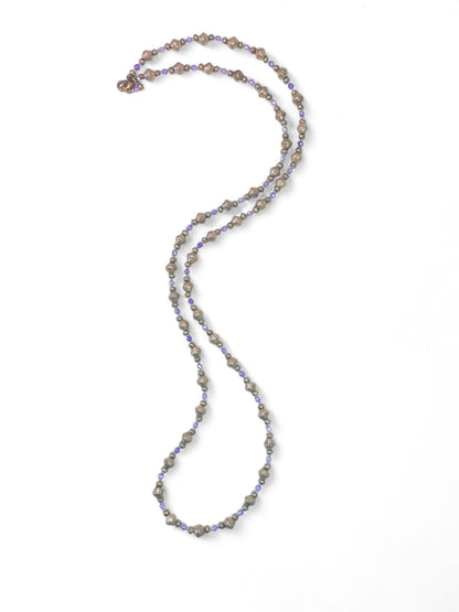 NEW!! Purple Zircon & Metals Strand